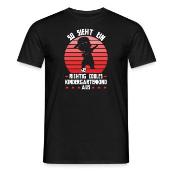 Kindergartenanfang Kindergarten Kindergartenkind G - Männer T-Shirt - Schwarz - Vorne - AI Model Male 178 light (178cm)