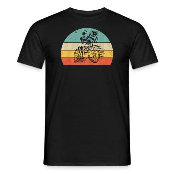 Basketball en fauteuil roulant - T-shirt homme - noir - Devant - AI Model Male 178 light (178cm)