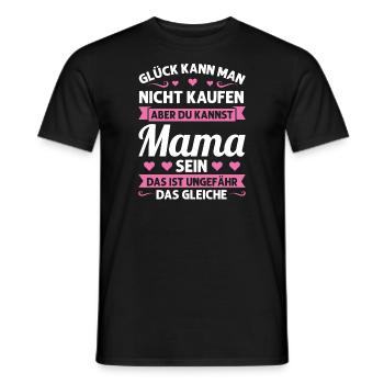 Mutter Mutter Tag Mama Geschenk - Männer T-Shirt - Schwarz - Vorne - AI Model Male 178 light (178cm)