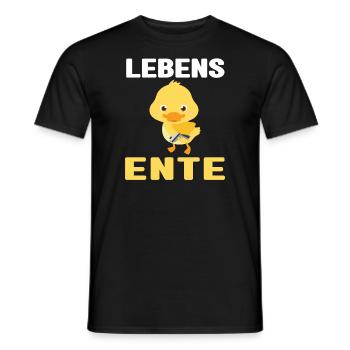 Lustig Ironie Ente Ente Sarkasmus Geschenk - Männer T-Shirt - Schwarz - Vorne - AI Model Male 178 light (178cm)