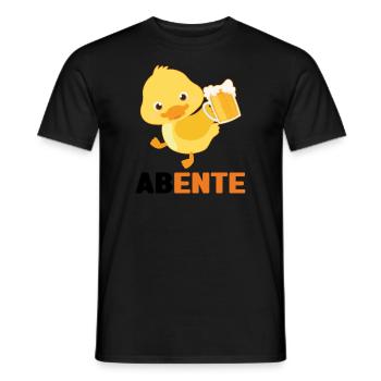 Lustig Ironie Ente Ente Sarkasmus Geschenk - Männer T-Shirt - Schwarz - Vorne - AI Model Male 178 light (178cm)