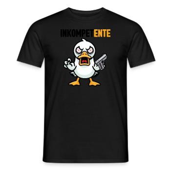 Lustig Ironie Ente Ente Sarkasmus Geschenk - Männer T-Shirt - Schwarz - Vorne - AI Model Male 178 light (178cm)