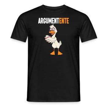 Lustig Ironie Ente Ente Sarkasmus Geschenk - Männer T-Shirt - Schwarz - Vorne - AI Model Male 178 light (178cm)