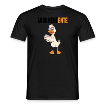 Lustig Ironie Ente Ente Sarkasmus Geschenk - Männer T-Shirt - Schwarz - Vorne - AI Model Male 178 light (178cm)