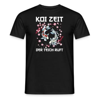 Kois Koi Sarkasmus Geschenk - Männer T-Shirt - Schwarz - Vorne - AI Model Male 178 light (178cm)