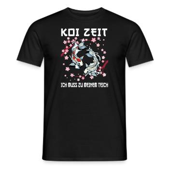Kois Koi Sarkasmus Geschenk - Männer T-Shirt - Schwarz - Vorne - AI Model Male 178 light (178cm)
