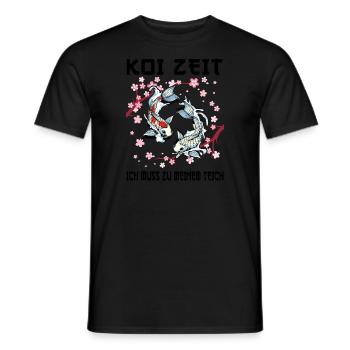Kois Koi Sarkasmus Geschenk - Männer T-Shirt - Schwarz - Vorne - AI Model Male 178 light (178cm)