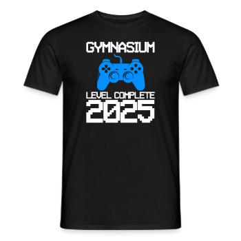 Gymnasium Ausbildung Gymnasium beendet Geschenk - Männer T-Shirt - Schwarz - Vorne - AI Model Male 178 light (178cm)