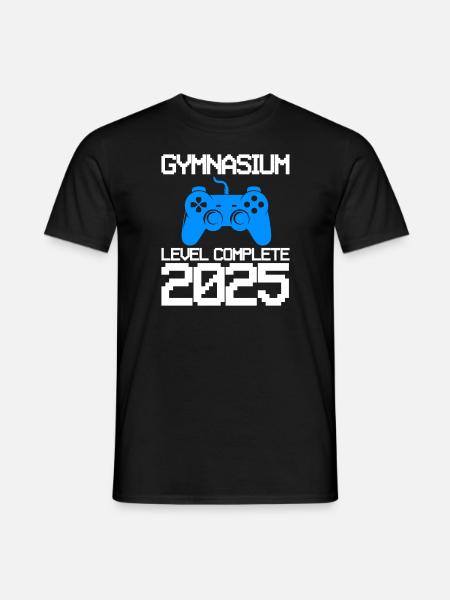 Gymnasium Ausbildung Gymnasium beendet Geschenk - Männer T-Shirt - Schwarz