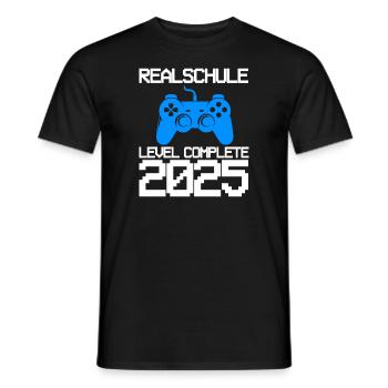 Realschule Ausbildung Realschule beendet Geschenk - Männer T-Shirt - Schwarz - Vorne - AI Model Male 178 light (178cm)