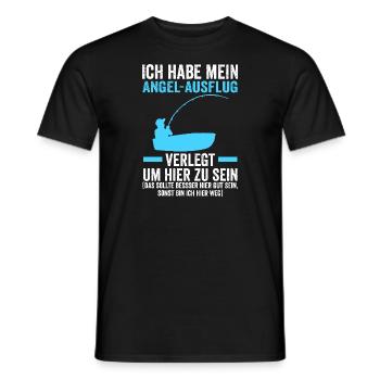 Angeln Fische Fischer Geschenk - Männer T-Shirt - Schwarz - Vorne - AI Model Male 178 light (178cm)