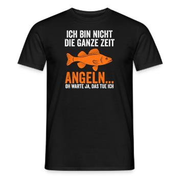 Angeln Fische Angler Geschenk - Männer T-Shirt - Schwarz - Vorne - AI Model Male 178 light (178cm)