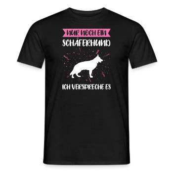 Schäferhund Hund Hundehalter Geschenk - Männer T-Shirt - Schwarz - Vorne - AI Model Male 178 light (178cm)