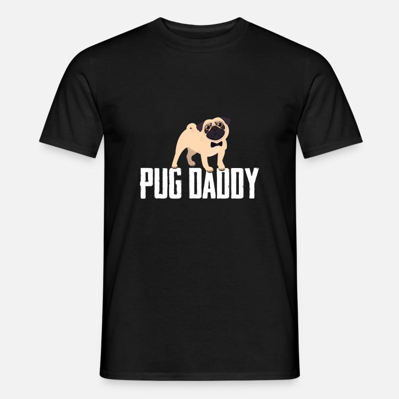 Pug Daddy Gift - Men’s T-shirt - black