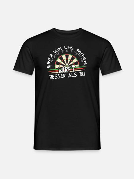 besser als du - Männer T-Shirt - Schwarz