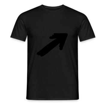 Pfeil Symbole Geschenkidee - Männer T-Shirt - Schwarz - Vorne - AI Model Male 178 light (178cm)