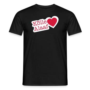 Kölle Alaaf - Männer T-Shirt - Schwarz - Vorne - AI Model Male 178 light (178cm)