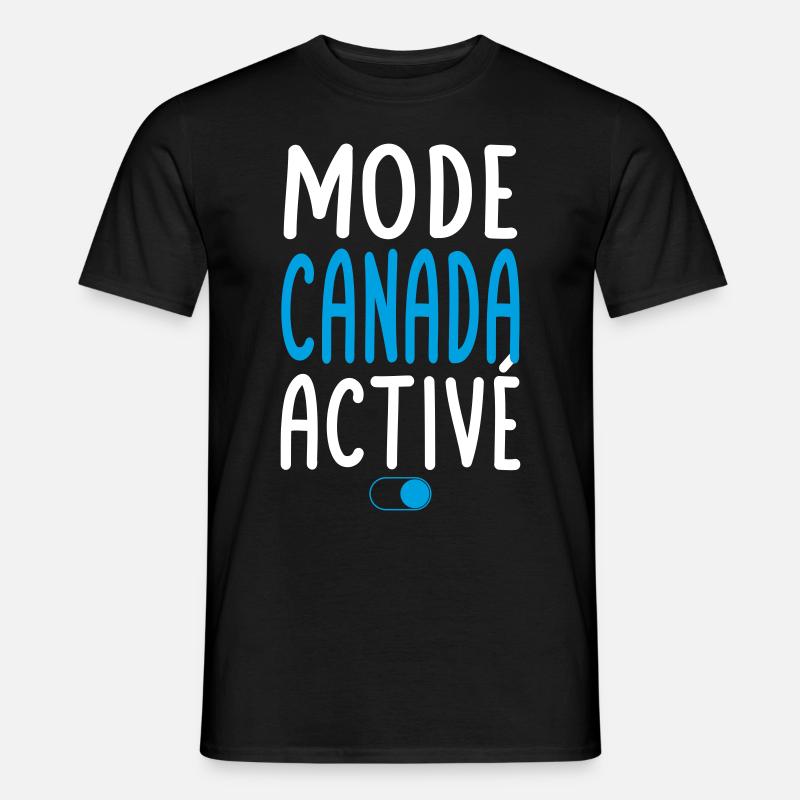 Mode Canada Activé - Idée Cadeau - T-shirt homme - noir