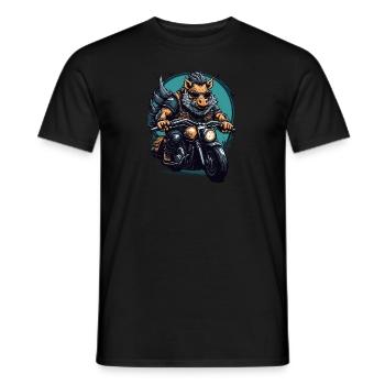 Sanglier frénétique - T-shirt homme - noir - Devant - AI Model Male 178 light (178cm)