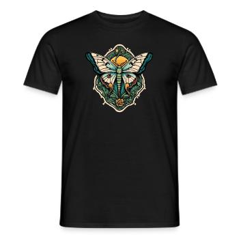 Papillon - T-shirt homme - noir - Devant - AI Model Male 178 light (178cm)