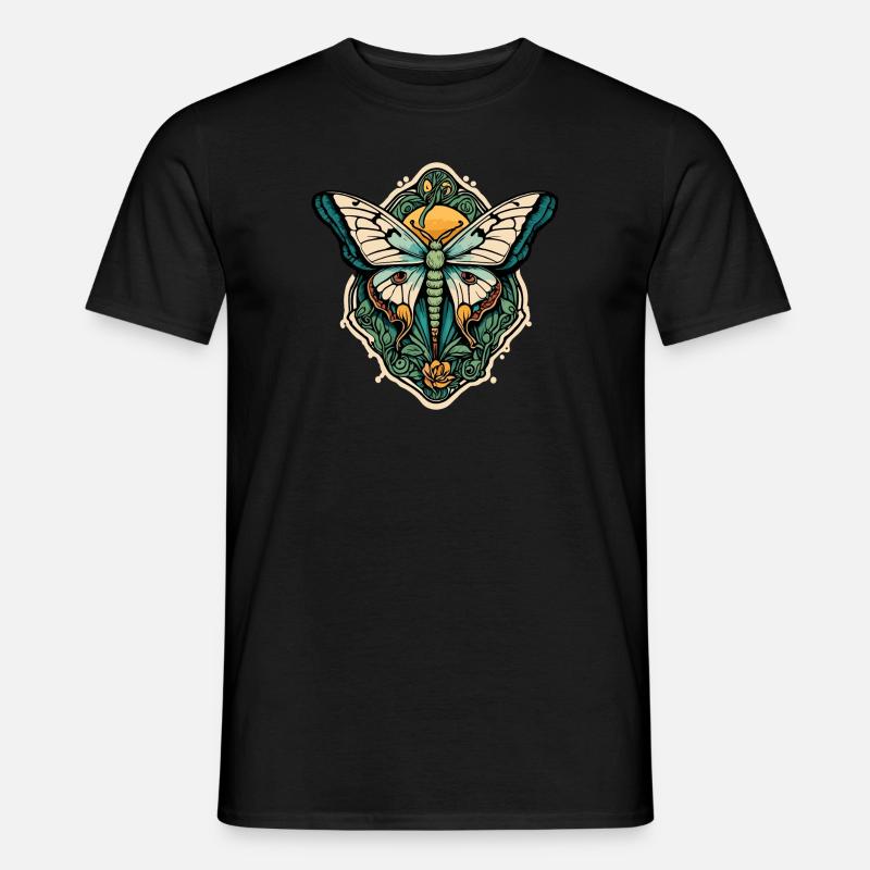Butterfly - Männer T-Shirt - Schwarz