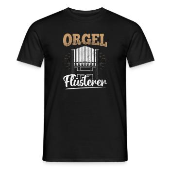 Orgel Kirche Organist - Männer T-Shirt - Schwarz - Vorne - AI Model Male 178 light (178cm)