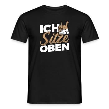Geschenkidee Saunieren Sauna - Männer T-Shirt - Schwarz - Vorne - AI Model Male 178 light (178cm)