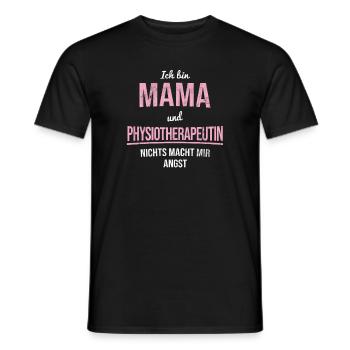 Physiotherapeut Physiotherapie - Männer T-Shirt - Schwarz - Vorne - AI Model Male 178 light (178cm)