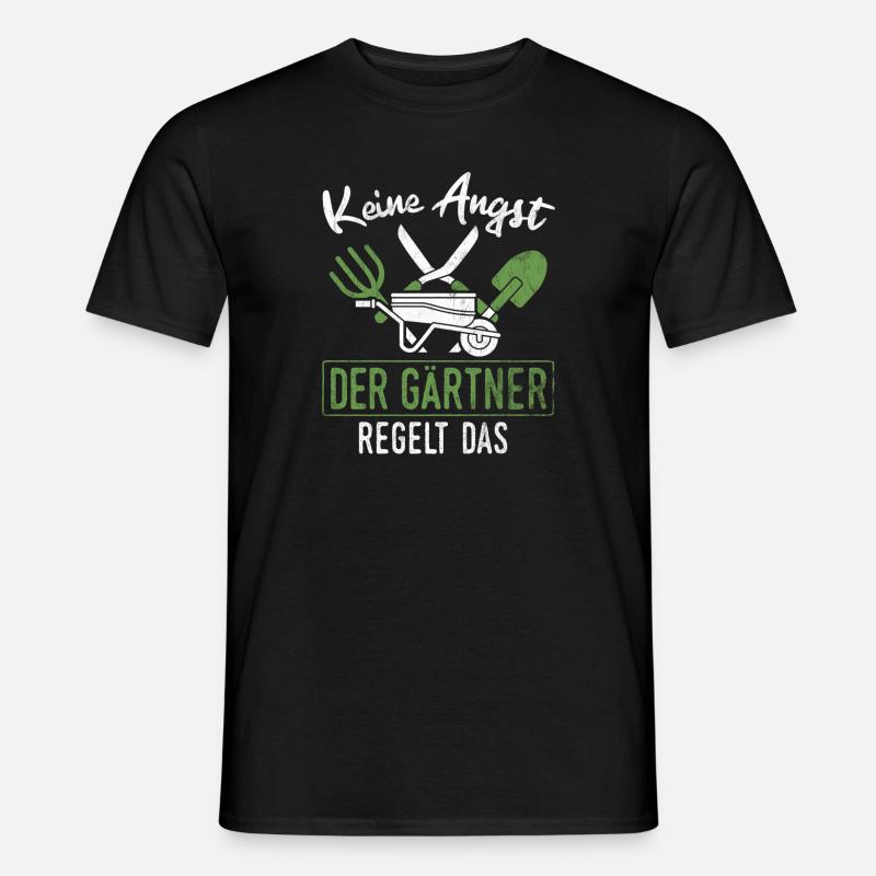 Garten Gärtner Hobbygärtner - Männer T-Shirt - Schwarz