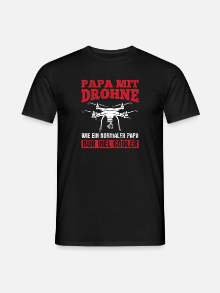 Drohne Geschenk - Männer T-Shirt - Schwarz