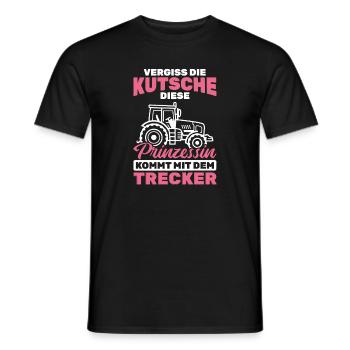 Traktor Bauer - Männer T-Shirt - Schwarz - Vorne - AI Model Male 178 light (178cm)