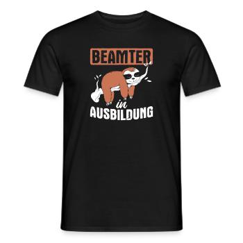 Beamter Beamte - Männer T-Shirt - Schwarz - Vorne - AI Model Male 178 light (178cm)