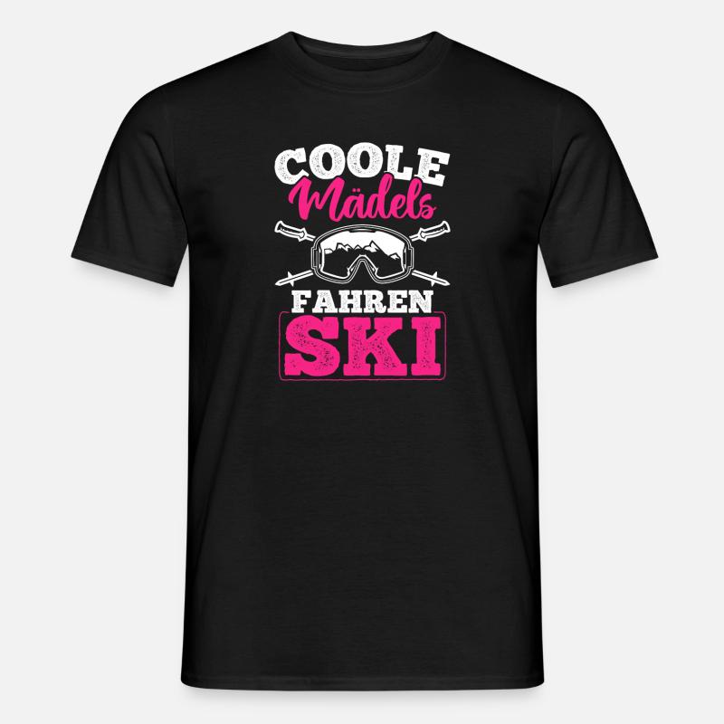 Ski Gift - Männer T-Shirt - Schwarz