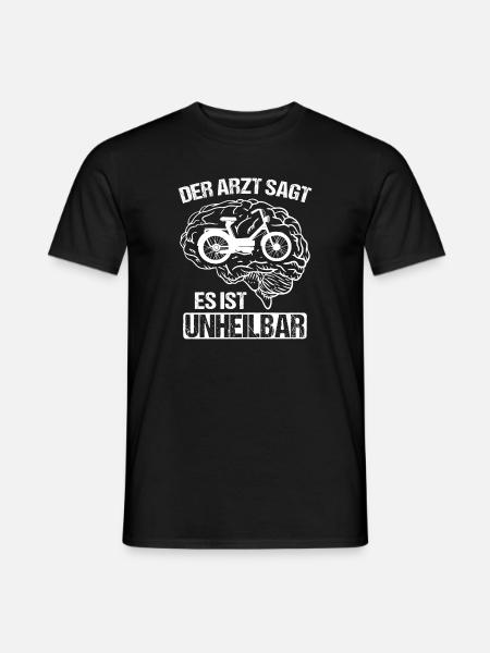 Mofa Geschenk - Männer T-Shirt - Schwarz