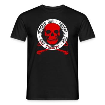 Memento Mori - Men's T-Shirt - black - Front - AI Model Male 178 light (178cm)