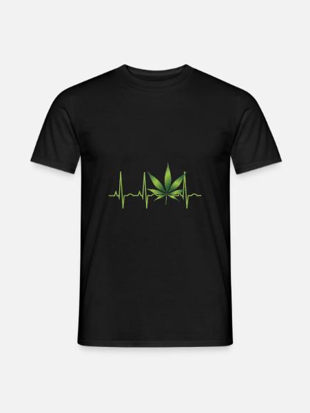 Cannabis Hemp THC 420 - Men's T-Shirt - black
