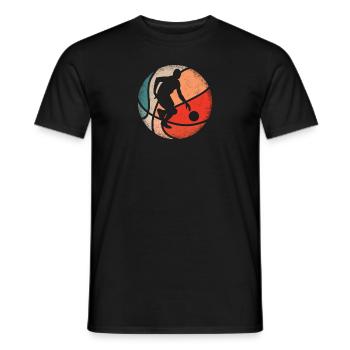 Basket-ball cadeau pour les basketteurs - T-shirt homme - noir - Devant - AI Model Male 178 light (178cm)
