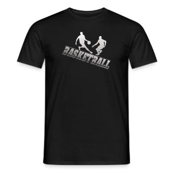 Basket-ball cadeau pour les basketteurs - T-shirt homme - noir - Devant - AI Model Male 178 light (178cm)