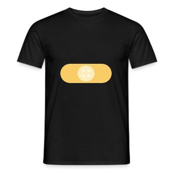 Patch Sweet Pastel Colors - Men's T-Shirt - black - Front - AI Model Male 178 light (178cm)