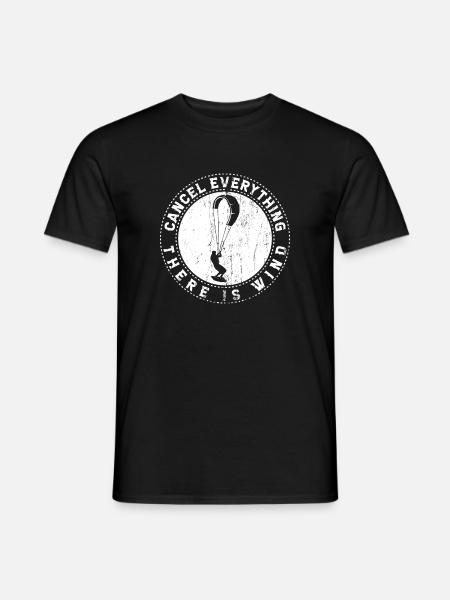 Kite Surf Kitesurfen Kitesurf Kiten Kitebording - Männer T-Shirt - Schwarz