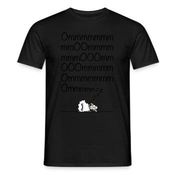 Meditation - Männer T-Shirt - Schwarz - Vorne - AI Model Male 178 light (178cm)
