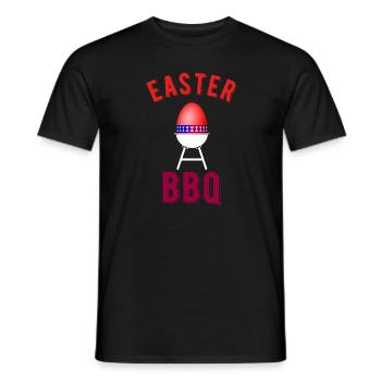 Ostern bbq lustiges Ei Grill Shirt - Männer T-Shirt - Schwarz - Vorne - AI Model Male 178 light (178cm)