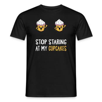 Chef pâtissier Baker Baking drôle Arrêtez de regarder mon - T-shirt homme - noir - Devant - AI Model Male 178 light (178cm)