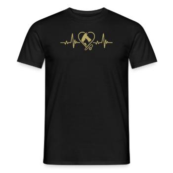 Tierarzt Tiere Tierarzt - Männer T-Shirt - Schwarz - Vorne - AI Model Male 178 light (178cm)