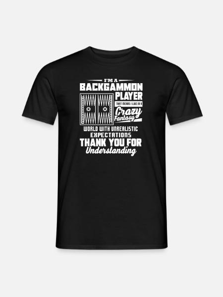 Backgammon I'm A Backgammon Player - Men's T-Shirt - black