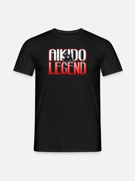 Aikido Aikido Legend - Men's T-Shirt - black