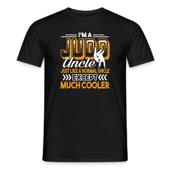 Judo I'm A Judo Uncle - Men's T-Shirt - black - Front - AI Model Male 178 light (178cm)