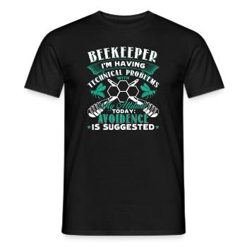 Beekeeper I'm Having Technical Problems - Men's T-Shirt - black - Front - AI Model Male 178 light (178cm)