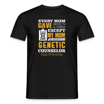 Genetic Counselor Genetic Counselor Mom - Men's T-Shirt - black - Front - AI Model Male 178 light (178cm)