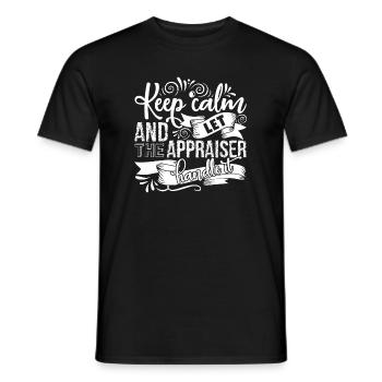 Appraiser Let The Appraiser Handle It - Men's T-Shirt - black - Front - AI Model Male 178 light (178cm)